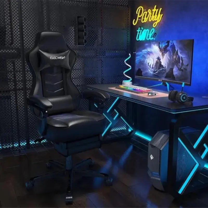 Gaming Chair Ergonomic Computer Office Chair Recliner Swivel Seat